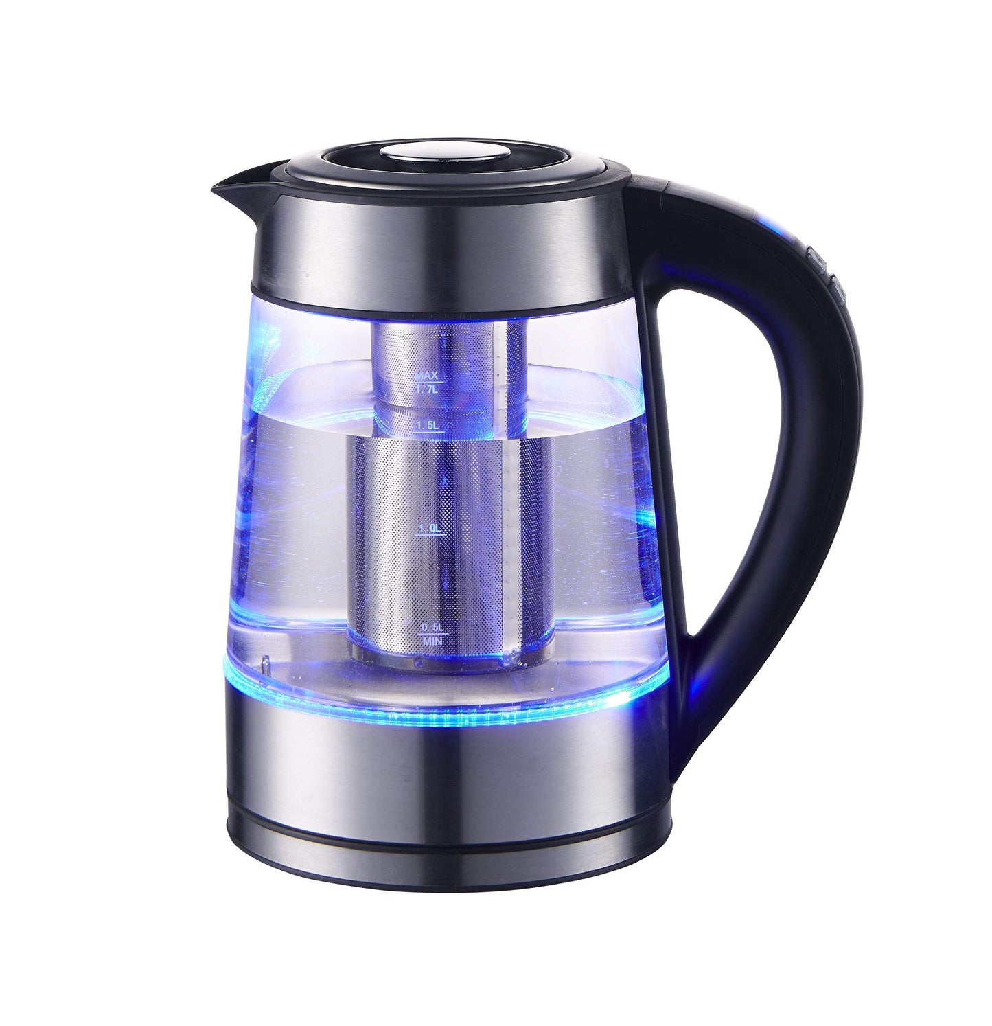 Electric Tea Kettle Cordless LED Temperature Control 1.7L